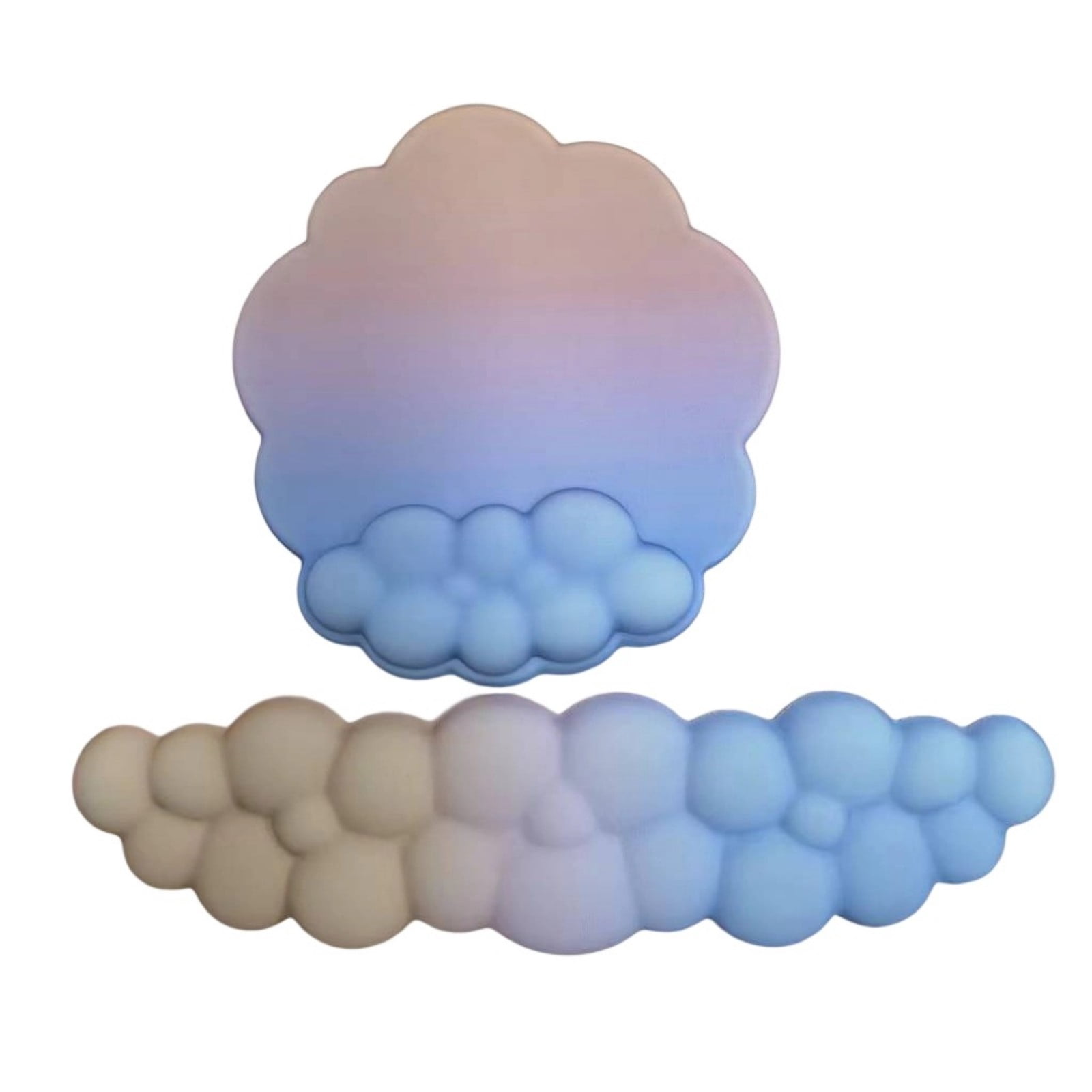 Silicone Pad Wrist Rest Support Pad Cloud Pad Ergonimic Keyboard Cloud Wrist Rest Set 3PCS