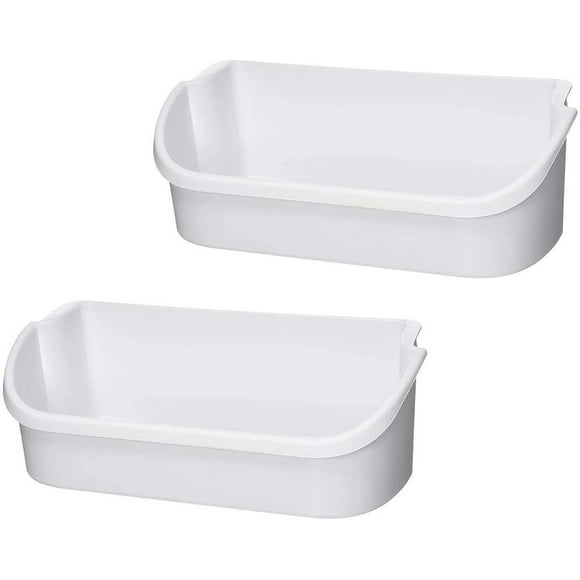 UPGRADED QRInnovationse 2 x 240356401 Door Bin Compatible with Frigidaire Refrigerator Shelf Replacement | Frigidaire Replacement Parts | Frigidaire Door Shelf Replacement - AP2116036