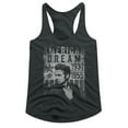 thumbnail image 1 of James Dean Dream Dark Gray Women's Racerback Tank Top, 1 of 2