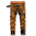 thumbnail image 3 of Ginsiom Mens Slim Fit Ripped Jeans Distressed Printed Denim Pants, 3 of 6