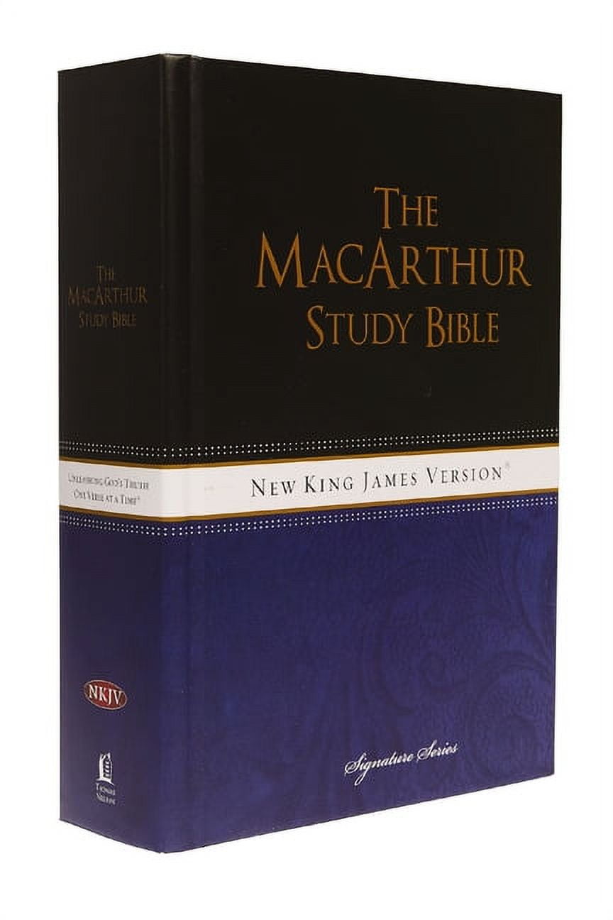 MacArthur Study Bible-NASB-Large Print, (Hardcover) - Walmart.com