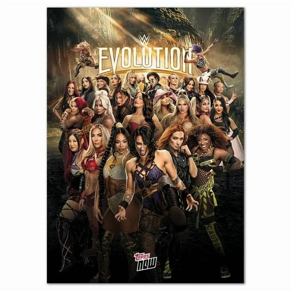 2025 WWE Topps Now EVOL - Evolutions poster Size 24''x36''-Gategoo