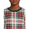 thumbnail image 2 of Jolly Jammies Boys and Girls Unisex Holiday Plaid Long Sleeve Top and Pants Pajama Set, 2-Piece, Sizes 4-14, 2 of 6