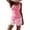 Pink, variant on Womens Tankini Bathing Suits 2 Piece Bathing Suits for Women Floral Print Two-Piece Tankini Swimsuit Set