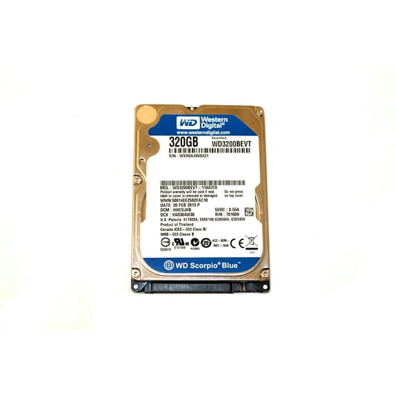 WD3200BEVT-11A03T0 Western Digital 320GB Original SATA Hard Drive