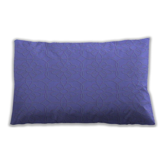 Ahgly Company Outdoor Rectangular Patterned Lumbar Throw Pillow, 13 inch by 19 inch