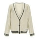 thumbnail image 1 of Cárdigan de manga larga con cierre de botones a la moda para mujer, suéter de punto con una botonadura, chaqueta, suéter Fridja  hkj1303, 1 of 9