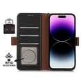 thumbnail image 5 of Nalacover Cute Wallet Case for iPhone 13 Pro, Card Slots Cash Holder Premium Faux PU Leather Flip Folio Cover with Magnetic Clasp RFID Blocking Kickstand Anti-Scratches Protective Case,Black, 5 of 8