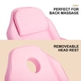 thumbnail image 6 of Adjustable Facial Bed Massage Table Beauty Salon Spa Equipment with Free Tattoo Stool(Pink), 6 of 18
