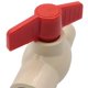 thumbnail image 2 of 10 Pzs Valvula Esferica 1 Pulg CPVC C/ Palanca Para Cementar blanco 1 pulgada, 2 of 6