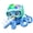 Blue, variant on Water-Mist Octopus Toy with Multicolor LED Lights, Built-In Music, Moving Tentacles, and Self-Directed Travel for Indoor Play