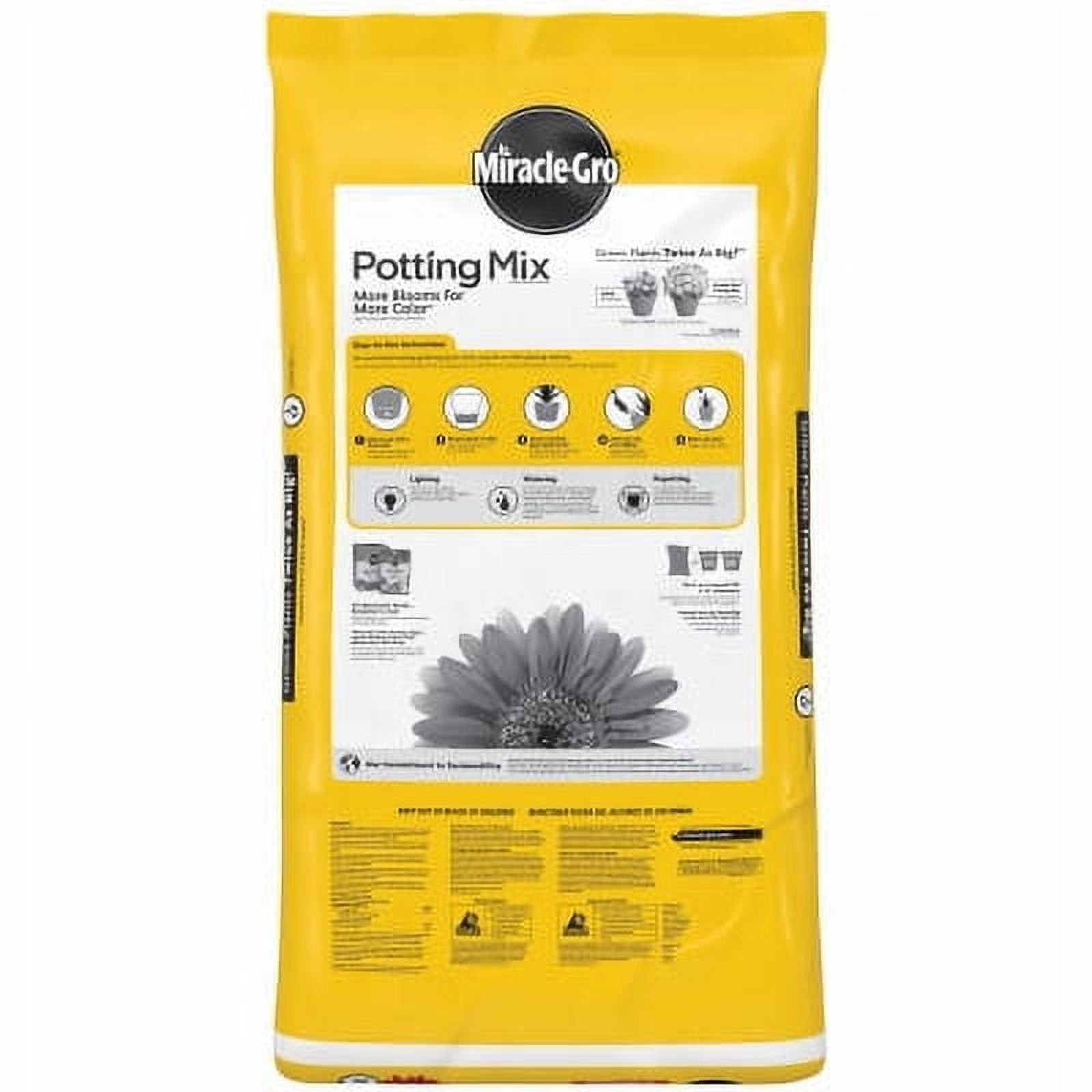 Miracle-Gro 75652301 Potting Mix, 2 cu-ft Bag