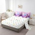 thumbnail image 5 of Homewish Children Teenagers Sport Figure Skating Twin Bedding Sets 7-Piece,Gradient Bling Splash Bedding Comforter Set Microfiber,Chic Floral Flowers Breathable Sheet Sets,Super Cozy Room Decor, 5 of 8