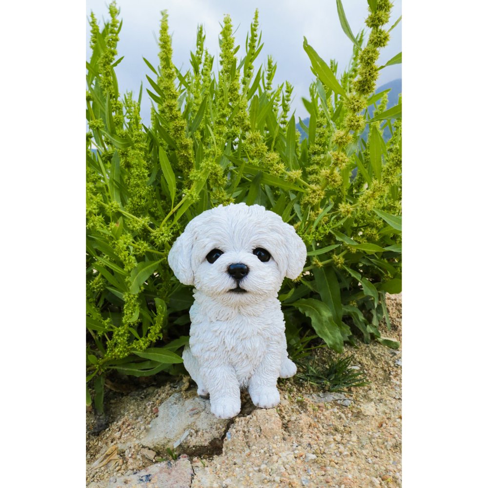 MALTESE PUPPY STATUE