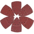 thumbnail image 4 of JM 60 uds.-Hojas de lija Triángulos Papel de lija Mouse Delta Sander 105 x 152 mm Grano P40/60/80/120/180/240 Bosch Black+Decker ER, 4 of 5