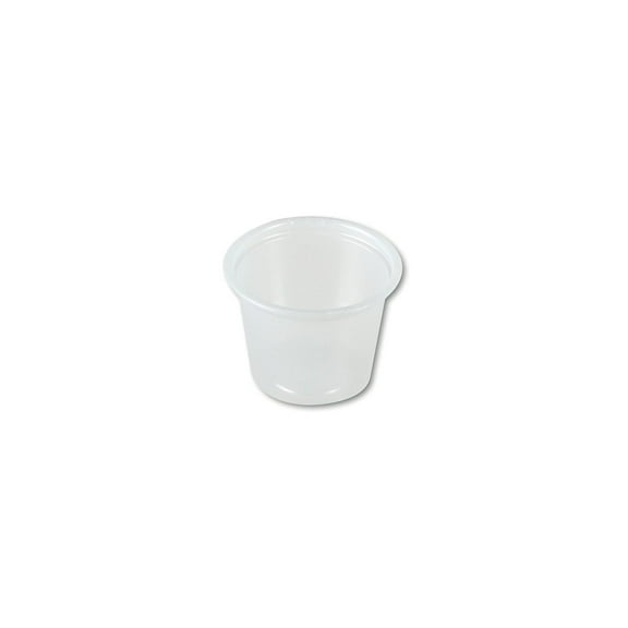 DCCP100N Polystyrene Portion Cups 1 oz Translucent 2500/Carton
