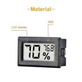 thumbnail image 5 of 12 Pack Mini Small Digital Electronic Temperature Humidity Meters Gauge Indoor Thermometer Hygrometer Lcd Display Fahrenheit () For Humidors, Greenhou, 5 of 5