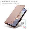 thumbnail image 4 of Allytechgroup Wallet Case for Samsung Galaxy A15 5G, Premium PU Leather Cards Slots Shockproof Flip Cover Stand Feature Magnetic Closure Retro Business Style Case Cover for Galaxy A15 5G, Rosegold, 4 of 6