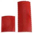 thumbnail image 3 of Rubber Empaistic Wood, 2Pcs Wood Graining Rubber Wall Brush Painting Tools Texture Pattern Scumble Tool, 3 of 8