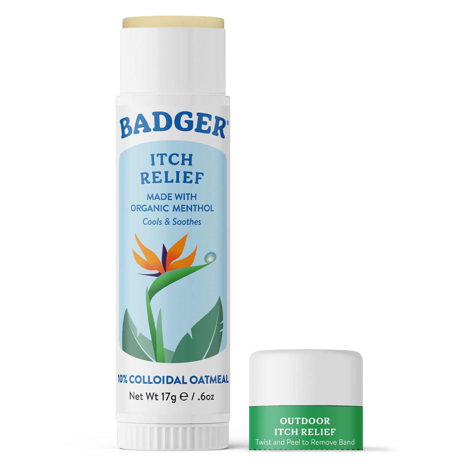 Sidst Learner kabine Badger Itch Relief Balm, Organic After Bite Easy to Carry Travel Stick,  Insect Bite Treatment, Mosquito & Bug Bite Itch Relief, 0.6 oz - Walmart.com