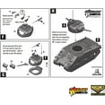 thumbnail image 4 of Bolt Action Miniatures - Warlord Games M4 Sherman (75) US Army Model Tank 28mm Miniatures - Miniature Wargaming, WW2 Model Kits and Tank Model Kit by Wargames Delivered - Model Tanks Kits to Build, 4 of 5