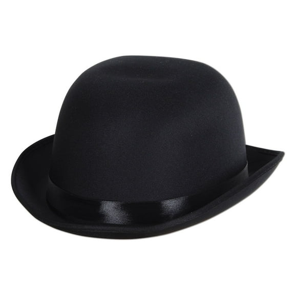 Beistle Satin Sleek Derby Hat One Size Black 60835-BK