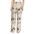 thumbnail image 3 of Xecao Cartoon Chickens Women's Straight Lounge Pajama Pants: The Epitome of Relaxed Sleepwear, 3 of 9
