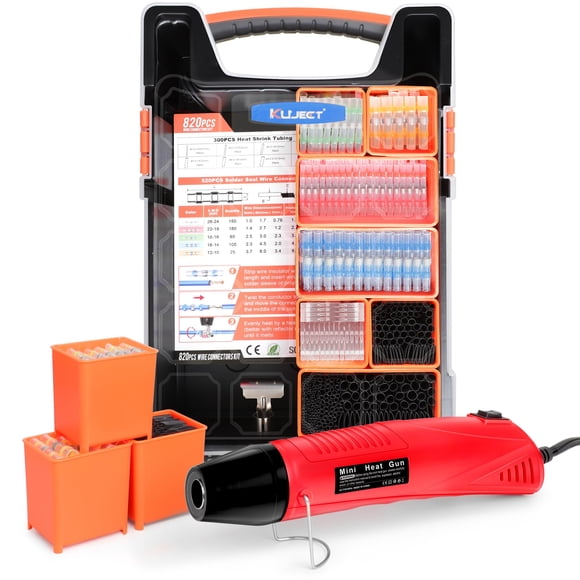 Kit de conectores de alambre y tubos termorretráctiles para soldadura | Kuject