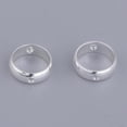thumbnail image 3 of Paquete de 10 piezas de anillos espaciadores de cuentas redondas de cobre y metal Plata 9mm, 3 of 9