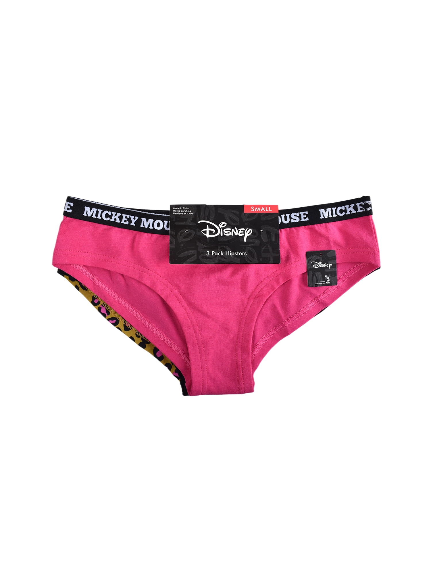 Mickey Mouse Women's Hipster Panties, 3 Pack 