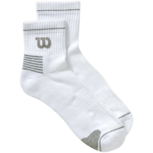 Wilson 6 Pack Men's Performance Quarter Top Sock
