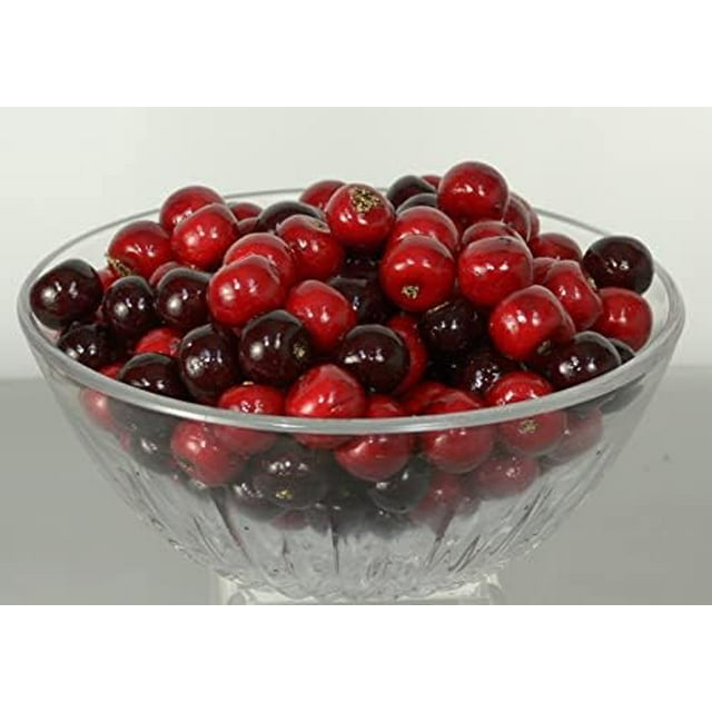Christmas Cranberry Bowl And Vase Filler, Artificial Cranberries In