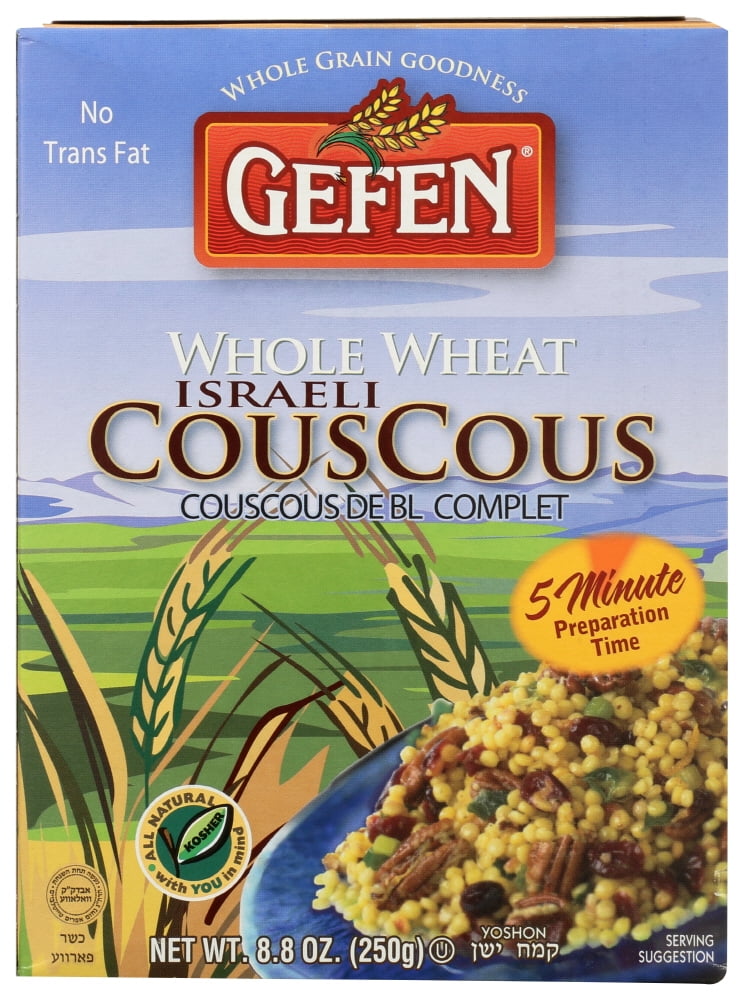 Gefen Couscous Whole Wheat Israeli, 8.8 Oz