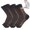 3 Pairs Black H, variant on 3 Pairs Open Toe Adjustable Ankle Brace Compression Sleeves with Arch Support for Women & Men , Relief for Swelling, Plantar Fasciitis, and Sprains – Step into Comfort and Stability