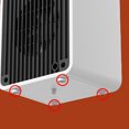 thumbnail image 3 of Calentador de aire caliente de 600/900 W, Mini calentador eléctrico de bajo ruido para escritorio de estudio de oficina, 3 of 6