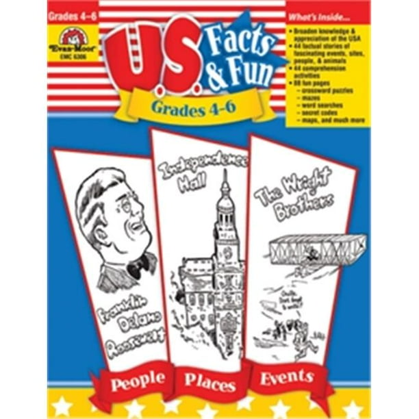 Evan-Moor Educational Publishers 6306 U.S. Fact & Fun - Grades 4-6