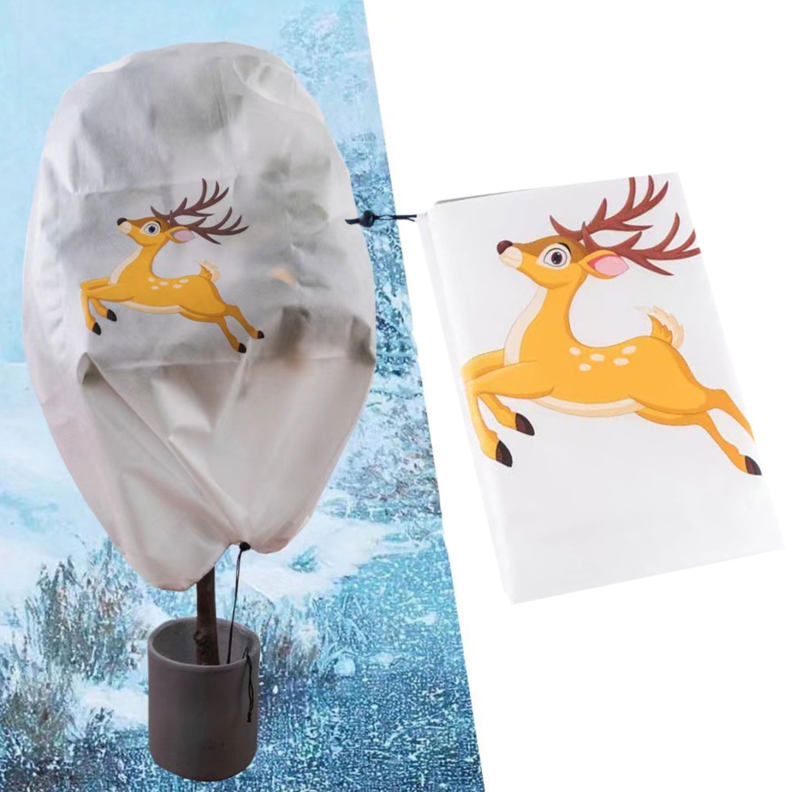 Plant Covers Freeze Protection, 43”H X35”W Frost Blankets for Outdoor