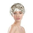 thumbnail image 3 of Kdxio Vineyard Landscape 1 Print Shower Cap for Women,Elastic and Reusable,Double Waterproof Layers Bathing Hat, 3 of 9