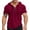 Red, variant on MIXUE Shirts For Men Summer Solid Color Hooded Zipper Short Sleeve Slim Fit Casual Pullover Tops Tee Shirts Daily-Wear,Black,S