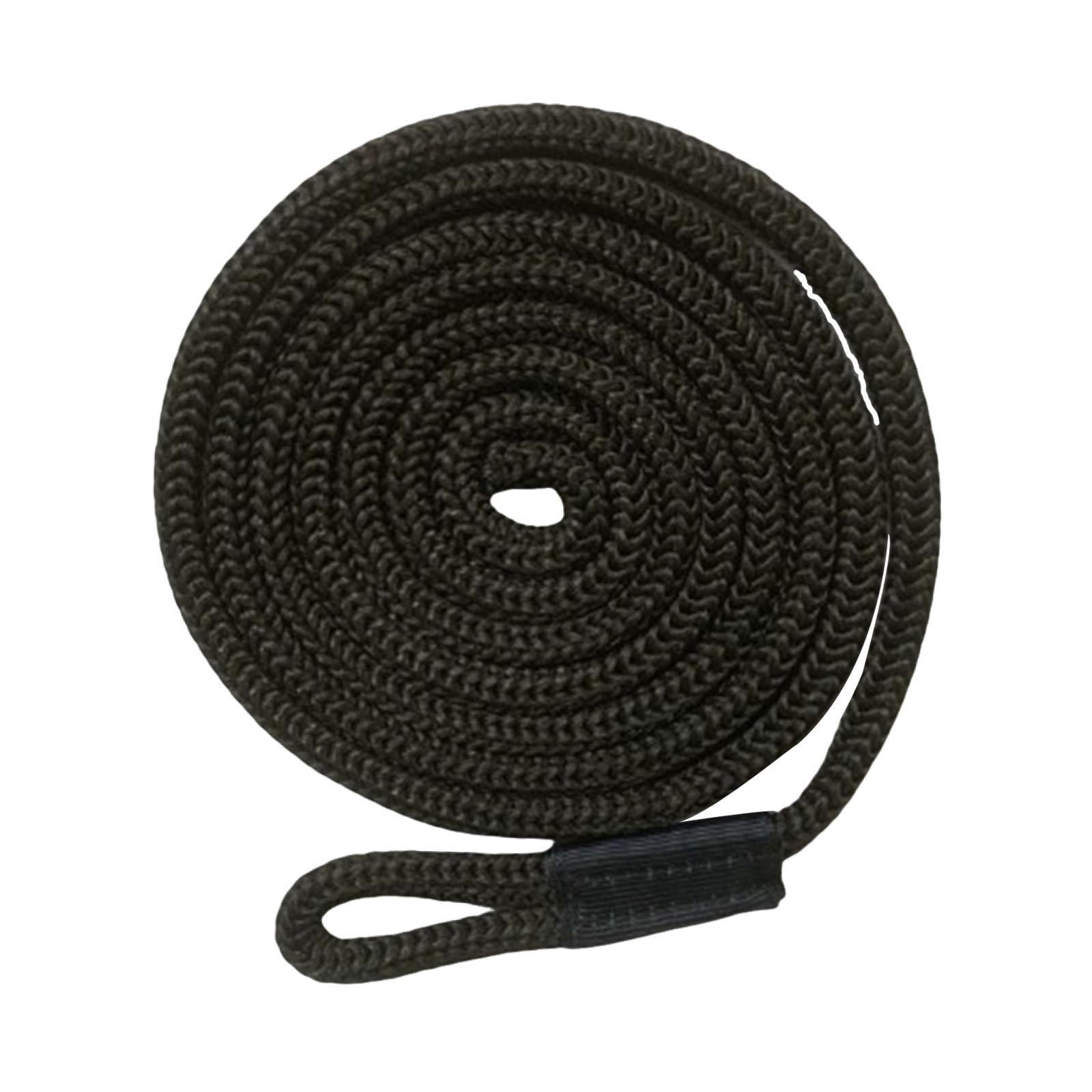Corde D’amarrage Bateau En Nylon Tressé – Jaune/vert, Flottante, Résistance 2000 Lb, Longueur 2,4 M – Pour Quai, Kayak, Jet Ski, Yacht