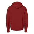 thumbnail image 2 of Bella Canvas Mens Sponge Fleece Hoodie, M, Cardinal, 2 of 3