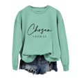 thumbnail image 3 of Hauaitttt Chosen 1 2:9 Sweatshirt Sweatshirt Verse Shirt Shirt Women Casual Crewneck Pullover Tops Pullover Cute Comfy Tees Women Casual Pullover Sweatshirts 80s Sweatshirts for Women Hoodies Adult, 3 of 3