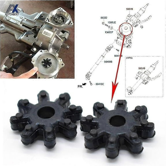 2pcs Flexible Steering Column Coupler Coupling 563152k000fff For Hyundai Elantra Azera For Kia Optima Cadenza Forte Soul