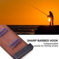 thumbnail image 3 of 10Pcs / Box Durable Carbon Steel Sharp Barbed Fishing Hooks Tackle Accessory(7#), 3 of 8