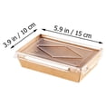 thumbnail image 2 of EeaseMX 20 juegos de cajas desechables para sushi, cajas de embalaje para alimentos, cajas portátiles para almacenar alimentos, 2 of 7