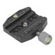 thumbnail image 5 of Adaptador De Placa De Cabezal De Trípode, Placa De Liberación Rápida Amplia Compatibilidad Aleación De Aluminio Fácil De Usar Con Nivel De Burbuja Incorporado Para Disparar, 5 of 7