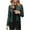 Green, variant on Women Bomber Trucker Jacket Faux Leather Utility Biker Jacket Lapel Collar Zipper Long Sleeve Short Winter Autumn Outwear Coat Flight Top Ladies