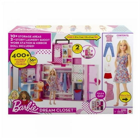 UPC: 0194735060238 | Mattel MTTHGX57 Barbie Dream Closet Doll & Playset