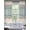RosyBrown, variant on Teal Pink Geometric Sheer Curtains 72 Inch Length 2 Panels Set, Vintage Floral Watercolor Boho Voile Window Treatment Rod Pocket Curtains Sheers Drapes for Bedroom/Living Room/Kitchen 52"x72"x2