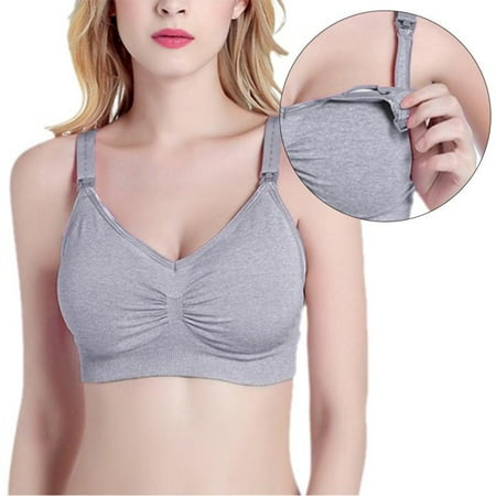 

Womens Seamless Nursing Bra Sleeping Maternity Bralette with Pads for Breastfeeding